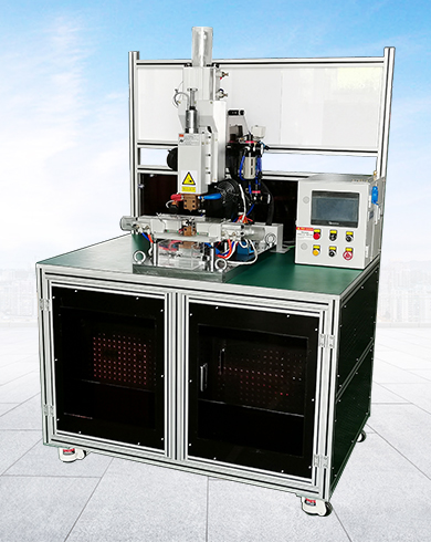铜编织线接触片焊接专机